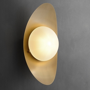 Đèn tường đồng thau cao cấp trang trí hành lang phòng khách tường nền phòng khách sạn đèn tường LED vàng hiện đại - Product Image 1