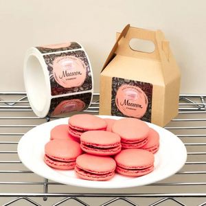 Autocollants d'étanchéité longs faits main FX personnalisés pour emballage cadeau, étiquettes autocollantes pour mini gâteaux, chocolats, bonbons et snacks - Product Image 5