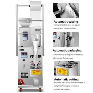 Распродажа, полностью автоматическая упаковочная машина для небольших бумажных пакетов, пищевая сахарная соль, перец, кофейный порошок, оборудование для упаковки пищевых продуктов - Product Image 2