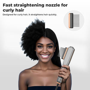 Pelurus Rambut untuk Alat Penataan Rambut Rumah Tangga Multi Styler Plasma Flat Iron Pengering Rambut Pelurus Rambut Basah ke Kering Aliran Udara - Product Image 4