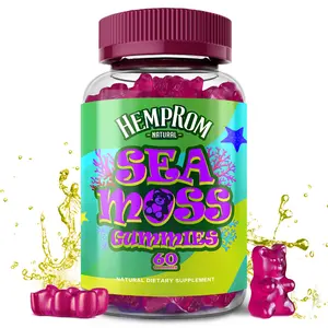 Private Label Emagrecimento Multivitamínico Vegan L-carnit Orgânico Irish Sea Moss Gummies Cápsulas para Queimador De Gordura Comprimidos De Perda De Peso