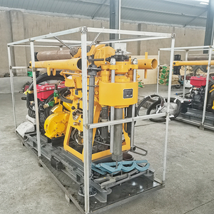 Foreuse géologique multifonctionnelle à <span class=keywords><strong>moteur</strong></span> diesel, sur chenilles, avec système hydraulique, pompe, <span class=keywords><strong>moteur</strong></span> pour puits d'eau et béton - Product Image 4
