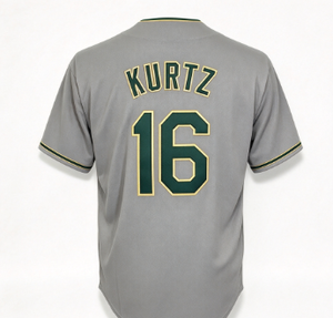 Camiseta de béisbol de los Oakland Athletics Kurtz # 16 Henderson # 24 Wilson # 5 Rooker # 25 Camisetas Deportivas Cosidas para Hombre - Product Image 4