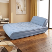 Matelas Gonflable Pliable sur Mesure Taille Queen avec Pompe Intégrée et Fonction Massage, Design Contemporain pour Usage Domestique