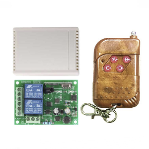 Controlador de interruptor de control remoto inalámbrico de 2 vías de 220V y controlador remoto de aprendizaje de 433 MHz 2way 2key 1527 - Product Image 1