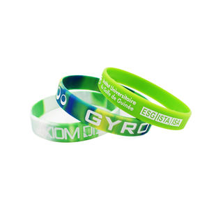High Quality Eco-friendly Professional Custom Logo Silicone <strong>Bracelet</strong> <strong>Rubber</strong> Wristbands for Party Awareness Silicone <strong>Bands</strong> - Product Image 2