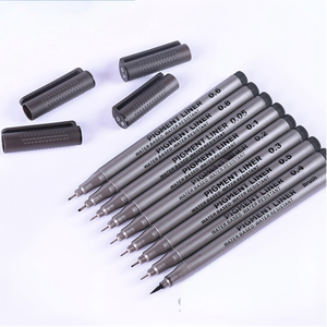 Ensemble de stylos plume à encre pigmentée Bview Art 0,05-0,8 mm, marqueurs à trait fin, encre noire imperméable pour le dessin, l'esquisse, le <span class=keywords><strong>manga</strong></span>, fournitures d'art - Product Image 1