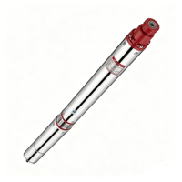 Pompe submersible électrique verticale multi-étages 100QJD 4'' pour puits profond, moteur immergé dans l'huile, longue durée de vie, fonctionnement stable