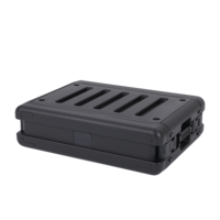 Boîtier de rack peu profond 2U 19 pouces en polypropylène BX PP-XR2U-30S pour équipement DJ/éclairage - Protection robuste personnalisable OEM/ODM