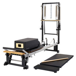 <span class=keywords><strong>Reformer</strong></span> Pilates Pro <span class=keywords><strong>Aluminium</strong></span> dengan Tower Infinity Bar, Rangka Vertikal, Half Track Pilates <span class=keywords><strong>Reformer</strong></span> Con Torre - Product Image 1