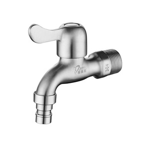 Hemans 304 Stainless Steel Bibcock DN20 Single <b>Handle</b> Brass Core Polished Anti-Corrosion Deck Mounted Water <b>Tap</b> - Product Image 4