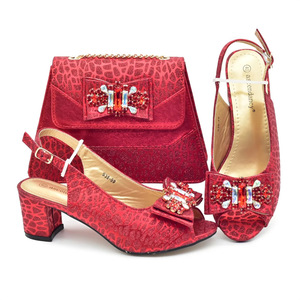 Women's Square <b>Heel</b> Flat Bridal Shoes Rhinestone Bag Set Genuine Leather Open Toe Slip-On Convertible Straps Summer Lightweight - Product Image 1