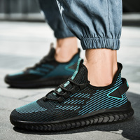Chaussures en maille pour hommes, été, ultra légères, semelle souple, grandes tailles, baskets décontractées tendance