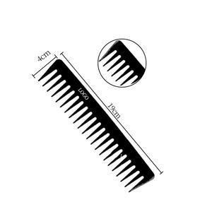 工場直販 多用途 カスタマイズ可能な色 防水 プラスチック製 ティーザー 4ピース エアセット ヘアコーム 女性用 - Product Image 3