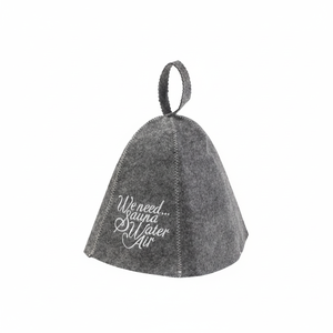 Gorro de Sauna y para Limpieza del Cabello de Fieltro de Poliéster Unisex de Alta Calidad, Térmico, de Lujo, Suave, Ajustable y Ecológico - Product Image 1