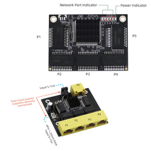 YN-SG10501 Robot kiểm tra đường ống công nghiệp <span class=keywords><strong>48</strong></span>*35mm mini 5 cổng Gigabit chuyển đổi mô-đun <span class=keywords><strong>Ethernet</strong></span> với công suất 10gbps - Product Image 5