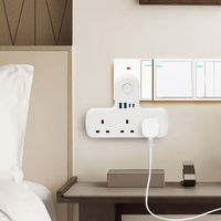 Multiprise d'extension murale Prise de courant universelle pour la conversion du port de charge USB