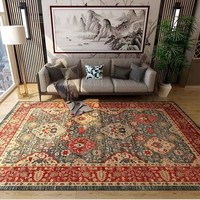 Vintage Persischer Teppich Retro Amerikanisches Design Wohnzimmerteppich Französisches Muster Bodenmatte