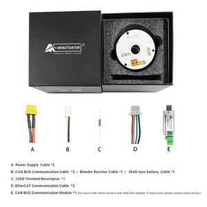 มอเตอร์ข้อต่อฮาร์มอนิก RH-17 สถาปัตยกรรมนวัตกรรมใหม่ ระบบสื่อสารคู่ EtherCAT Gigabit Bus + CAN - Product Image 5