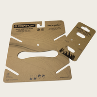 Emballage personnalisé pour produits sportifs en carton épais 1200gsm 1500gsm, tube de cou multi-usage, carte suspendue, plastification mate, dossier