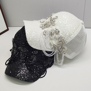 Ultimo aggiornamento moda estiva donna donna donna donna paillettes cappellino da Baseball golf sole papà cappello camionista cappelli con strass fiori - Product Image 3