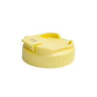 Nouveau design, couvercle à bec verseur en plastique sans BPA de 70 mm et 86 mm, couleur personnalisée, pour bocal Mason
