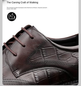 รองเท้าผู้ชายกงหยาง รุ่นใหม่ปี 2026 หนังแท้ พื้นนุ่ม แบบผูกเชือก ระบายอากาศได้ดี น้ำหนักเบา เหมาะสำหรับใส่ทำงานและลำลอง ทนทานต่อการสึกหรอ - Product Image 6