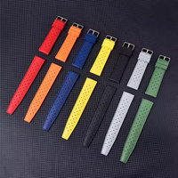 Bracelet en caoutchouc Fkm de haute qualité 20mm 22mm pas cher hommes femmes bracelet de montre universel meilleur bracelet de montre pour apple rolex