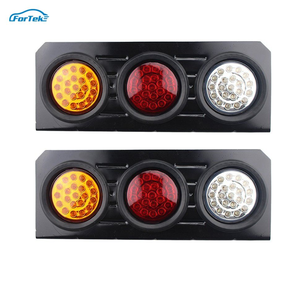 Feu <span class=keywords><strong>arrière</strong></span> de camion <span class=keywords><strong>à</strong></span> trois <span class=keywords><strong>feux</strong></span>, 24V <span class=keywords><strong>LED</strong></span> double lumière, <span class=keywords><strong>semi</strong></span>-<span class=keywords><strong>remorque</strong></span>, frein, direction, feu <span class=keywords><strong>arrière</strong></span> de camion, pour voitures, camion - Product Image 3