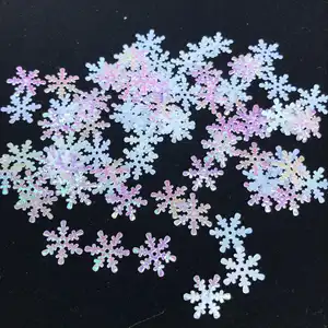Sneeuwvlokken Nagel Glitter Pailletten 3d Holografische Kerst Nail Art Vlokken Wit Roze Blauwe Sneeuw Pailletten Winter Nagelbenodigdheden