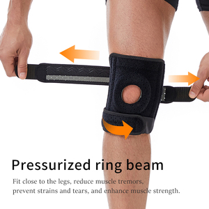 Rodillera con bisagras de neopreno con correa ajustable, soporte para aliviar el dolor y protección de la articulación de la rodilla, n. ° - Product Image 3