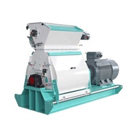 Broyeur de farine de manioc monophasé, broyeur portable pour copeaux de bois, broyeur d'aliments pour animaux, broyeur de sciure de bois, machine à broyer à marteaux