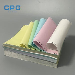 Rollo de Papel Continuo sin Carbón de Alta Sensibilidad para Computadora, 50gsm 55gsm, Venta al por Mayor de Fábrica - Product Image 1