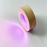 Lampe de chevet à commande tactile, support de lampe de table, lumières chaudes, lampes LED sans fil, lampes de nuit LED rechargeables, décoration de chambre ronde