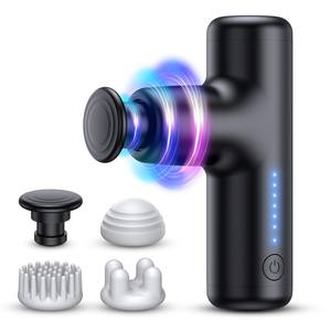 HAC-G16 hochwertige 4 <span class=keywords><strong>Massage</strong></span> köpfe Mini Deep Fascia Muscle 3200mah Therapeut ische elektronische <span class=keywords><strong>Massage</strong></span> pistole für Body Neck Face <span class=keywords><strong>Head</strong></span> - Product Image 3