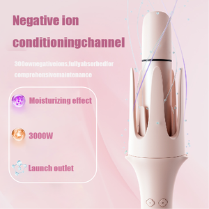 Fer à lisser multifonction portable sans fil USB 32 mm en céramique avec LED pour usage domestique, lissage automatique – Vente en gros - Product Image 3