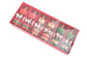 ของตกแต่งโต๊ะหมุนไม้ ของประดับตกแต่งคริสต์มาส ของขวัญสำหรับตกแต่งในเทศกาล - Product Image 6