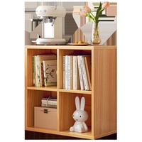 Étagère à livres pour enfants en bois, design moderne et simple, avec rangement, grille, armoire basse, 4 étagères, salon