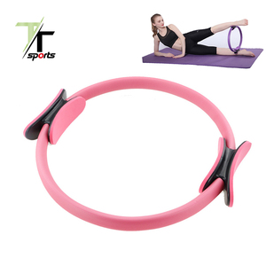 Anillo de Pilates Portátil para Entrenamiento de Cuerpo Completo con Estructura de PP Resistente y Agarres Suaves para Mujeres, Gimnasio en Casa y Estiramiento de <span class=keywords><strong>Yoga</strong></span> - Product Image 2