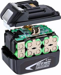 Batería de 18V 3.0Ah~6.0Ah con LED para <span class=keywords><strong>BL1860B</strong></span> BL1850B BL1840B BL1830B LXT, Batería de Repuesto para Herramientas Eléctricas Inalámbricas <span class=keywords><strong>Makita</strong></span> - Product Image 2