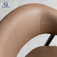 Chaise de salle à manger italienne maison Restaurant hôtel haut de gamme en cuir Style japonais Foushan chaise de salle à manger mobilier commercial design
