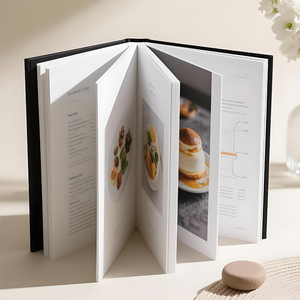 หนังสือปกแข็งพิมพ์ลายตามสั่งสำหรับเด็กหนังสือปกแข็งพิมพ์ตำราอาหาร - Product Image 1