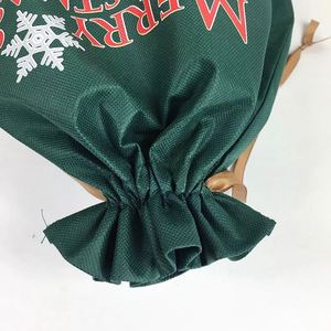 Nouveauté Sac de Noël en PP non tissé avec ruban de soie pour cadeaux et bonbons - Product Image 2