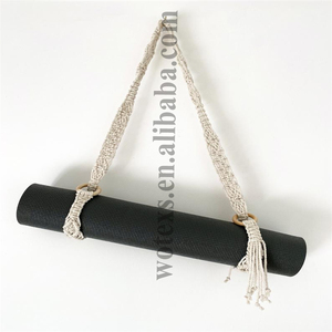 <span class=keywords><strong>Macrame</strong></span> สายรัดโยคะผ้าฝ้ายปรับได้สายรัดสำหรับเล่นโยคะ MY104 - Product Image 4