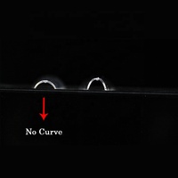 Pointes d'ongles professionnelles XXL transparentes coniques 500CS sans courbe en C, forme cercueil, avec logo personnalisé, et pointes d'ongles carrées stiletto XXXL
