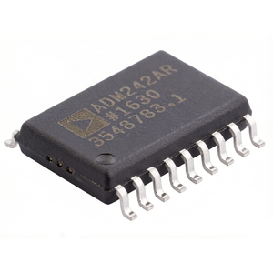 Componente Electrónico ADM242ARZ, Chip IC, Paquete SOP-18 para Redes e Interfaces, Interfaz RS-232, IC de Interfaz 200KB/S 0.1UF con SHTDWN y EN - Product Image 1