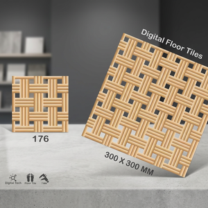 กระเบื้องปูพื้นเซรามิก 300x300 มม. 30x30 ซม. 12x12 พิมพ์ลายดิจิตอลอิงค์เจ็ท เคลือบเงา ราคาประหยัด - Product Image 3