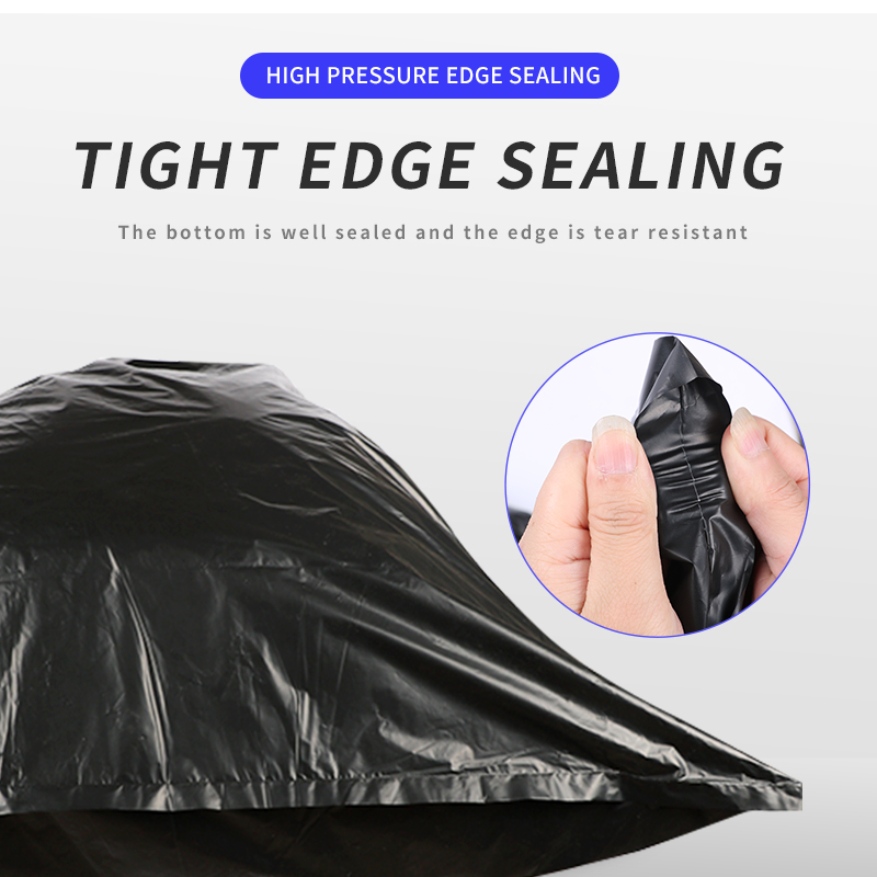 Contractor Trash Bags, 3.0 Mil, Large Black Heavy Duty Garbage Bags