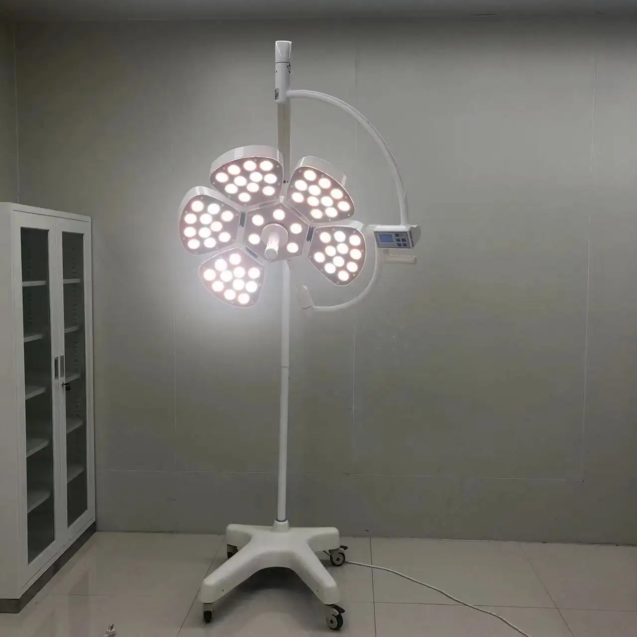 Hospital Medical Operation Double Dome Shadowless Surgery Led Ot Ceiling Surgical Operating Light