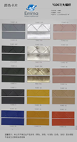 Tissu en cuir PVC 1,2 mm à grands carreaux, motif floral gaufré, épais, vente en gros, pour meubles et boîtes de rangement domestiques Y1007